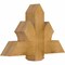 Ekena Millwork Redmond Rough Sawn Timber Gable Bracket, Western Red Cedar, 36"W x 23"H x 6"D x 6"F, 15/12 Pitch GBW036X23X0606RED00RWR - alternate 2